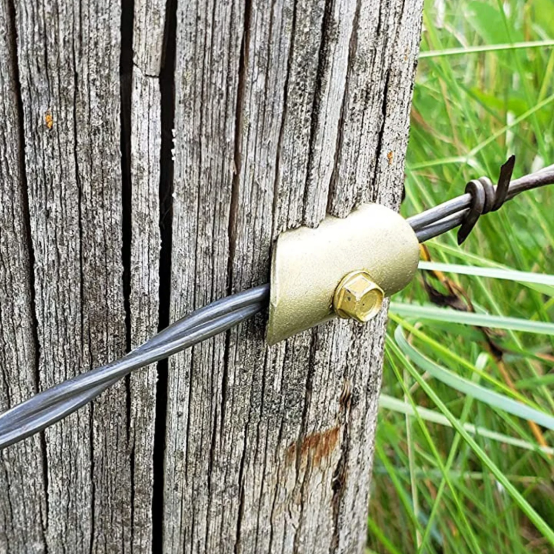 Farm Fence Featuring Cat's Claw Fencing Staples