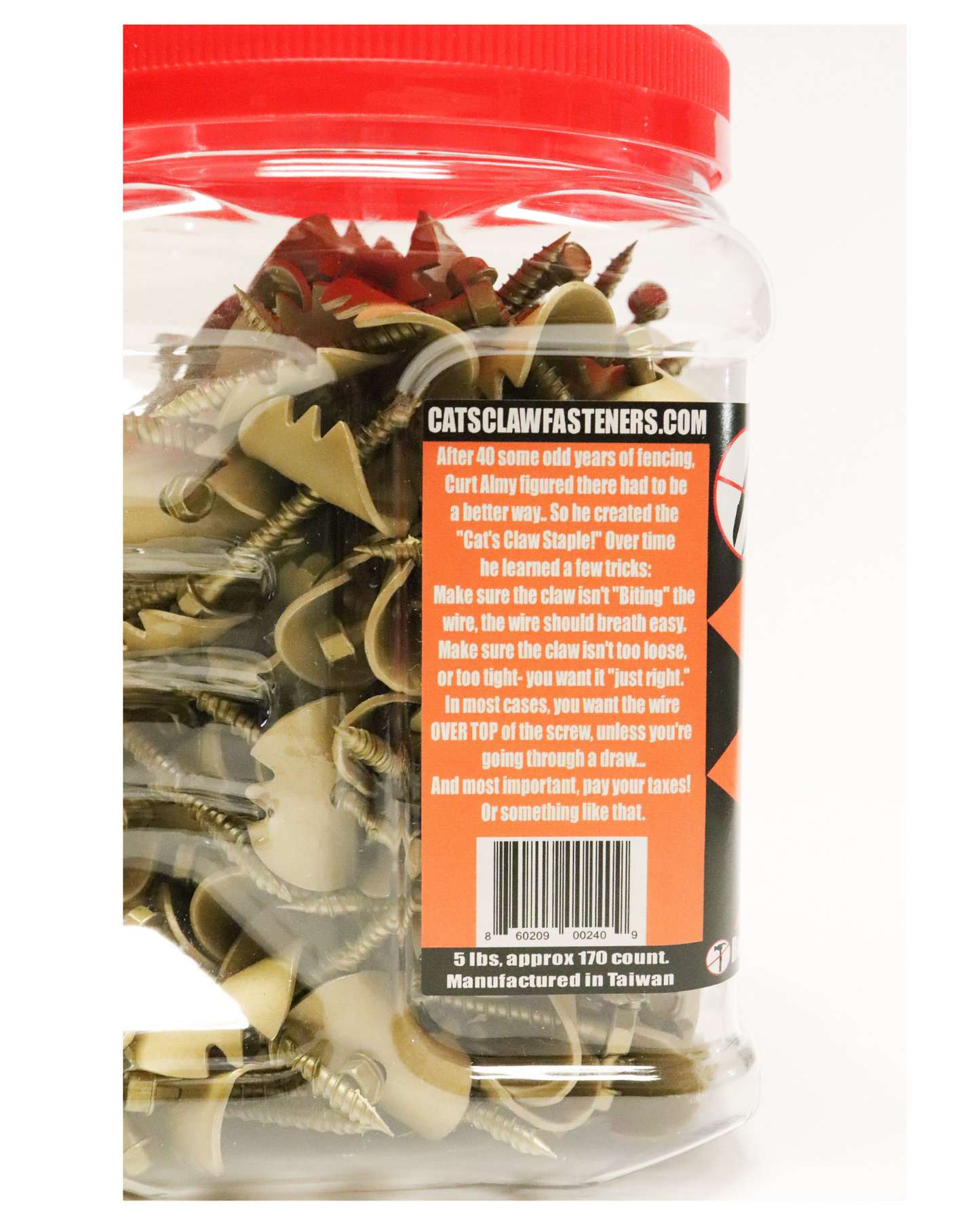 Cat's Claw Fasteners - softwood (about)