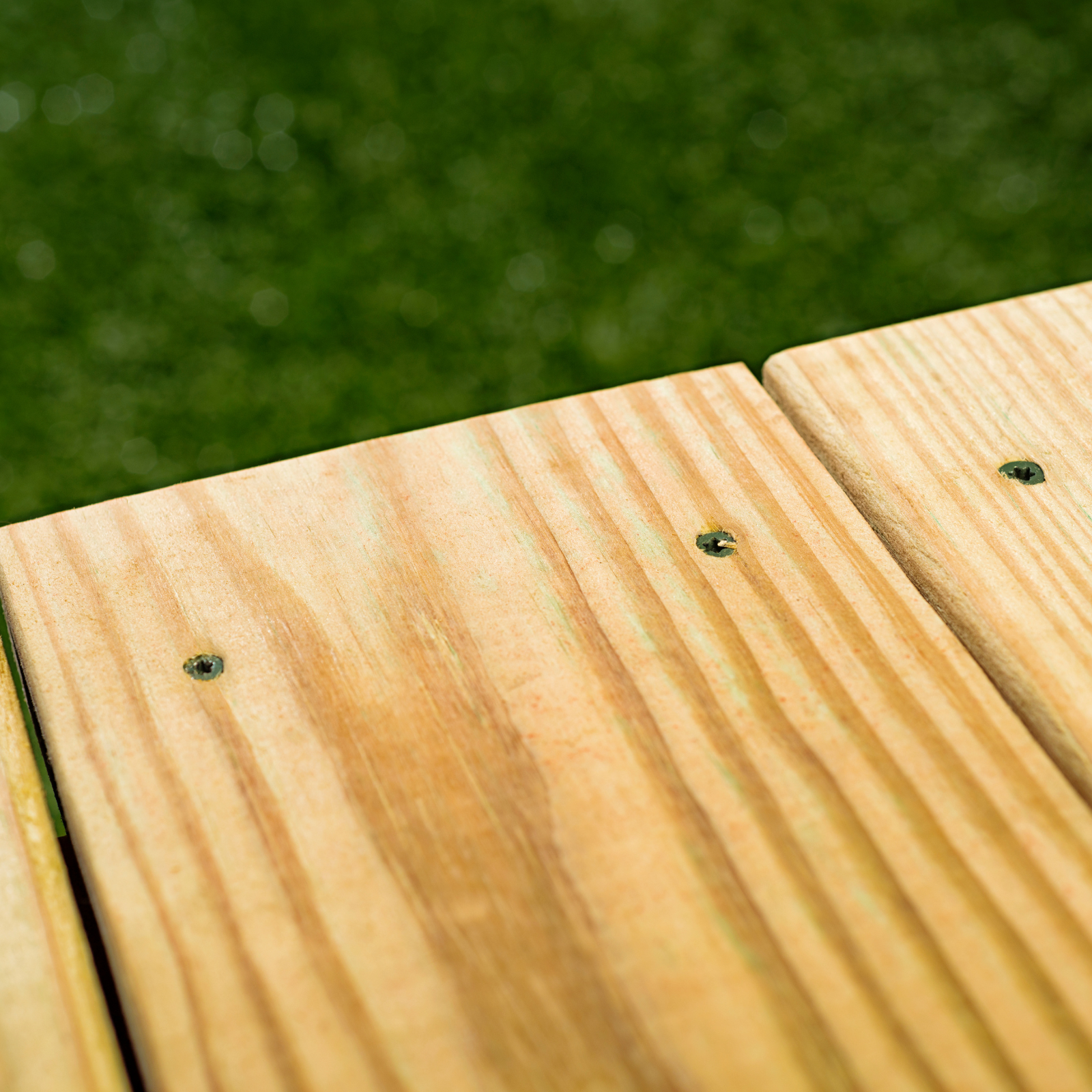 can you use stainless steel screws in pressure treated wood?