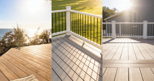 the best deck material for full sun