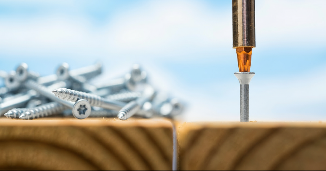 driving a stainless steel screw in pressure treated wood