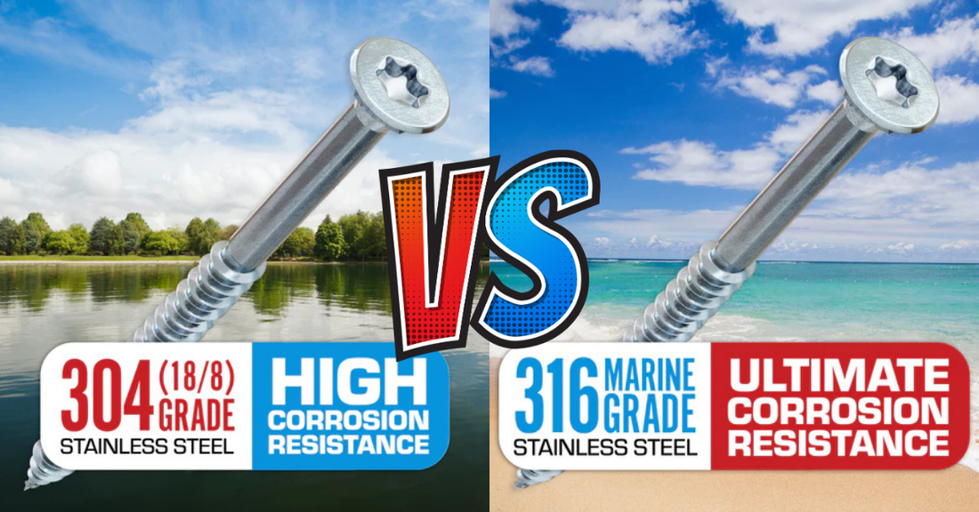 304 vs 316 stainless steel