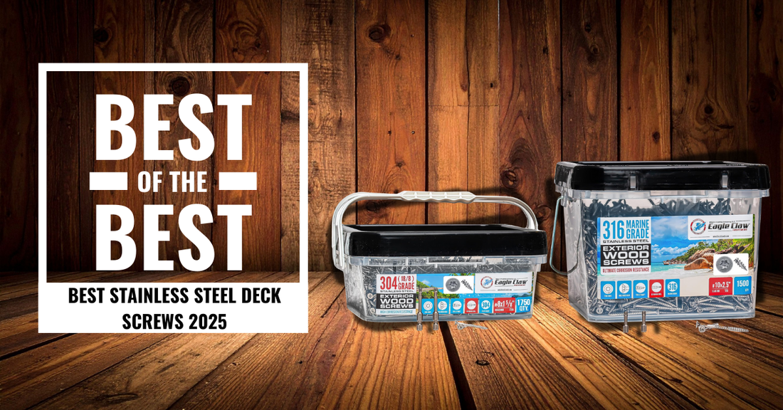 why Eagle Claw screws are the best stainless steel screws in 2025