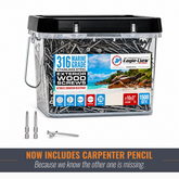 #10 x 3" 316 Marine Grade Stainless Steel Deck Screws