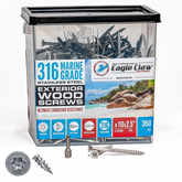 stainless steel deck screws marine grade 316 