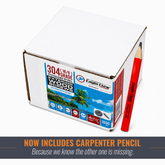 eagle claw stainless steel wood or deck screws #8 x 1.6 inches 304 grade 1000 pack for 5/8" cedar pickets and shadow-box and board-on-board pickets
