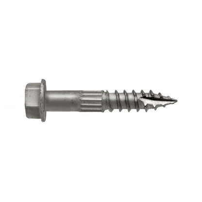 SDS connector metal screw on a white background
