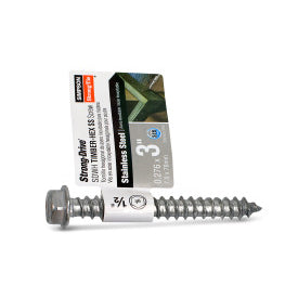 3" SDWH stainless steel timber hex screws by Simpson Strong-Tie