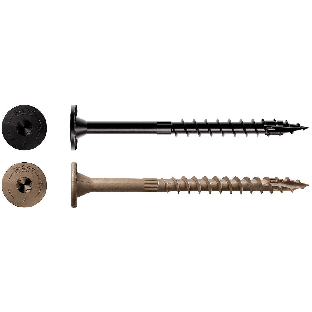 SDWS exterior grade timber screws by Simpson Strong-Tie | Black & Tan