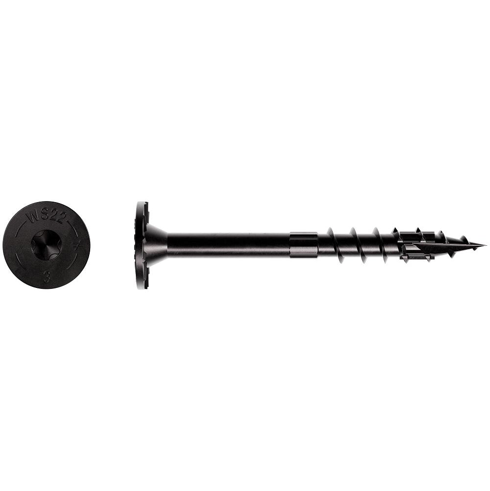 3" SDWS exterior grade timber screws by Simpson Strong-Tie | Black
