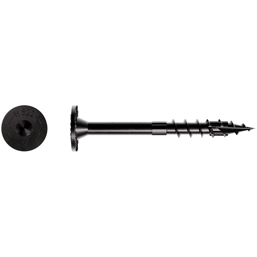 3" SDWS exterior grade timber screws by Simpson Strong-Tie | Black