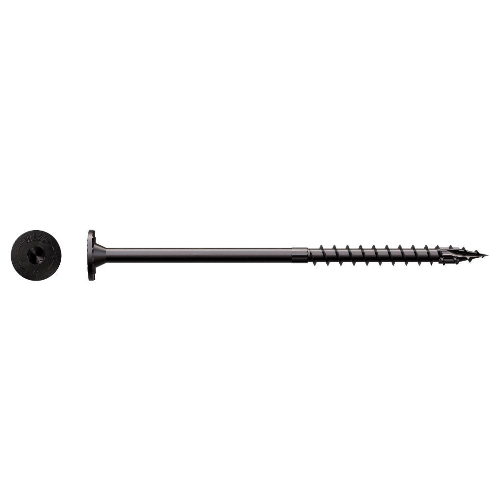 6" SDWS exterior grade timber screws by Simpson Strong-Tie | Black