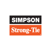 Simpson Strong-Tie logo with black and orange colors on a white background
