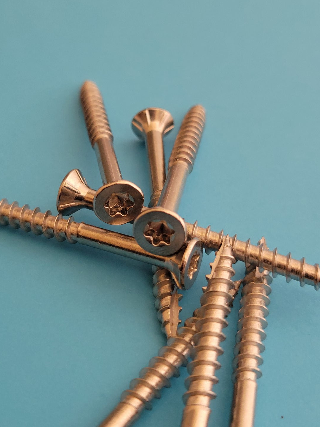Torx drive stainless steel deck screws