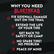 Promotional graphic for Gluetread with benefits listed on a black background