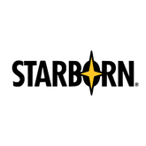 Starborn logo with a yellow star on a white background