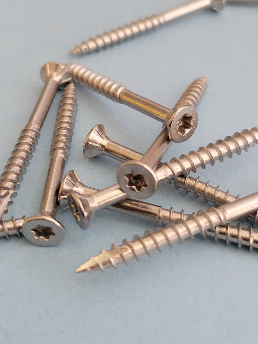Marine grade stainless steel fasteners
