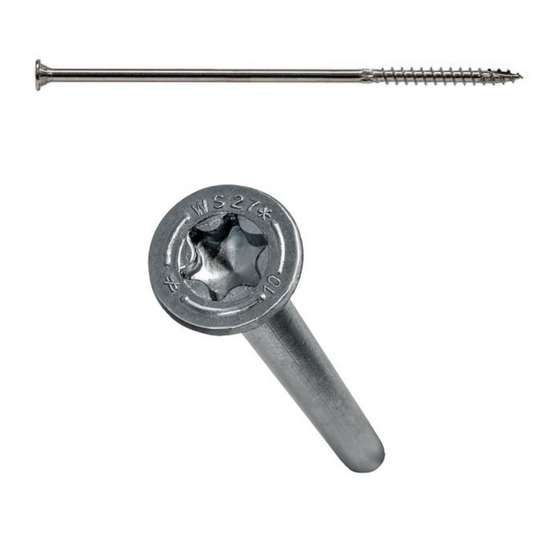 316 Marine Grade Stainless Steel Structural Screws | Simpson Strong Tie
