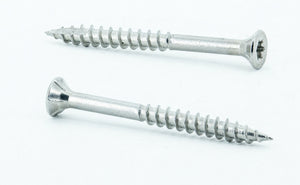 #10 × 2 Inch Stainless Steel Wood Screws 304 Grade Torx Star Drive by Allen's Trading Co. Eagle Claw Fasteners