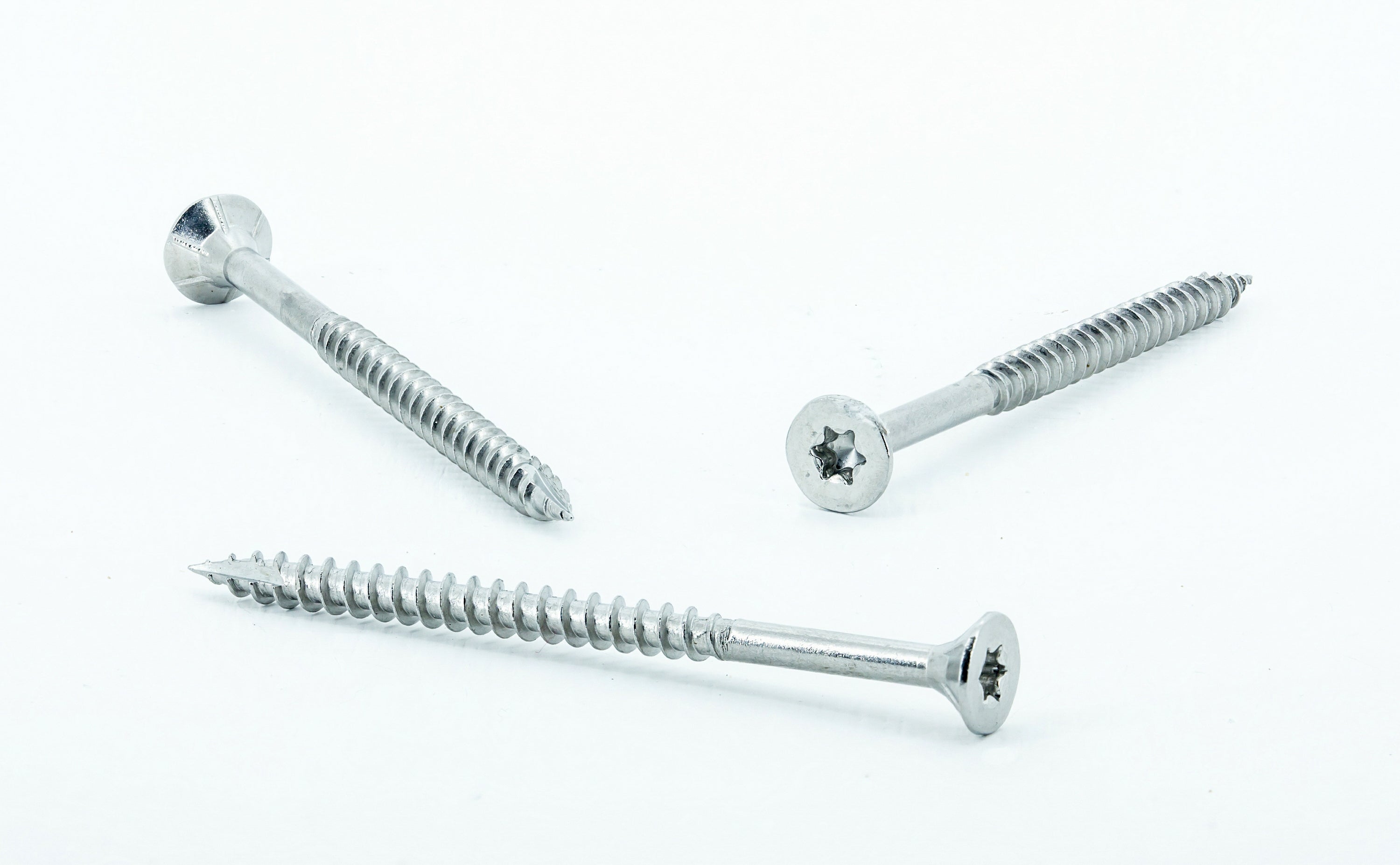 #10 × 3 inch stainless steel deck screws flat head torx drive by Allen's Trading Co. Eagle Claw Fasteners